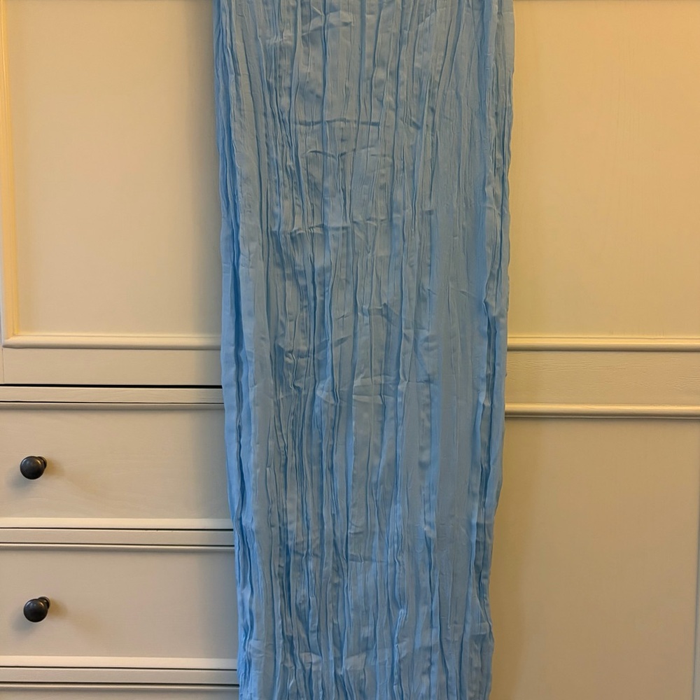 Beginning Boutique Sky Blue Maxi Skirt - Picture 3 of 6